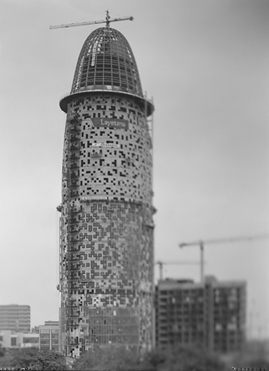 Construcción de la Torre agbar