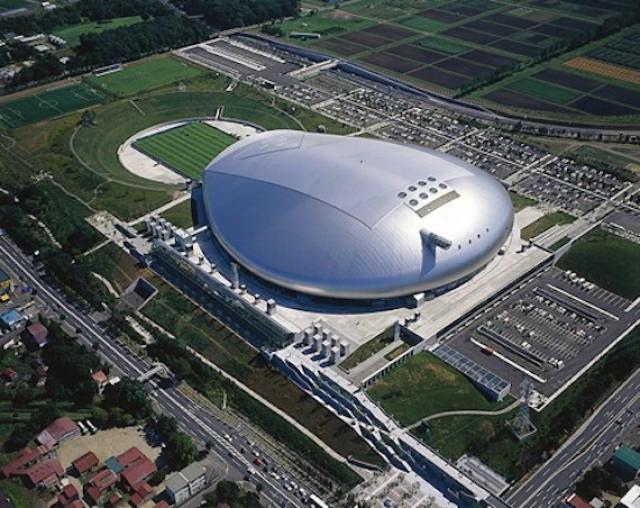 Cubierta del estadio de fútbol Sapporo Dome